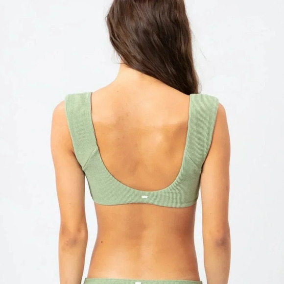 Rip Curl Solid Bikini, Green - Picture 5 of 14